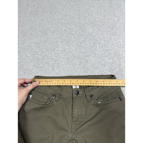 Stio Womens Size 2 Dark Green Canvas Pants - Picture 4 of 9